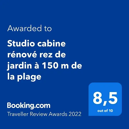 Studio Cabine Renove Rez De Jardin A 150 M De La Appartement